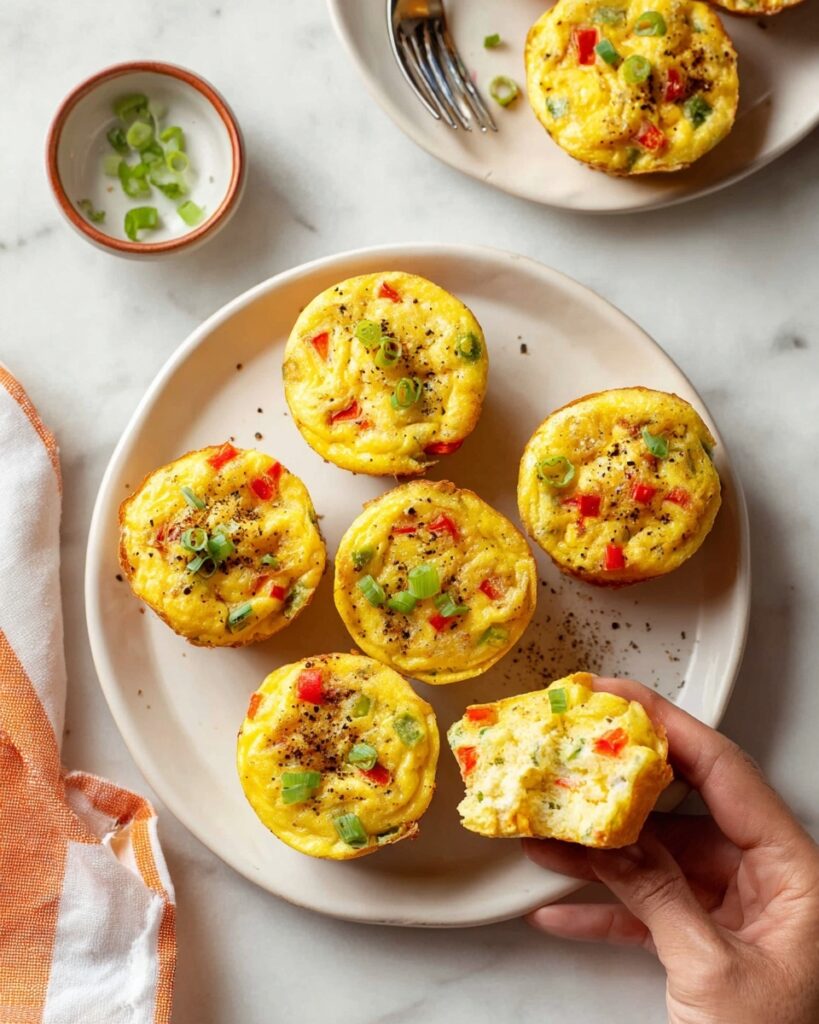 Healthy Egg Muffins with Feta and Veggies Recipe