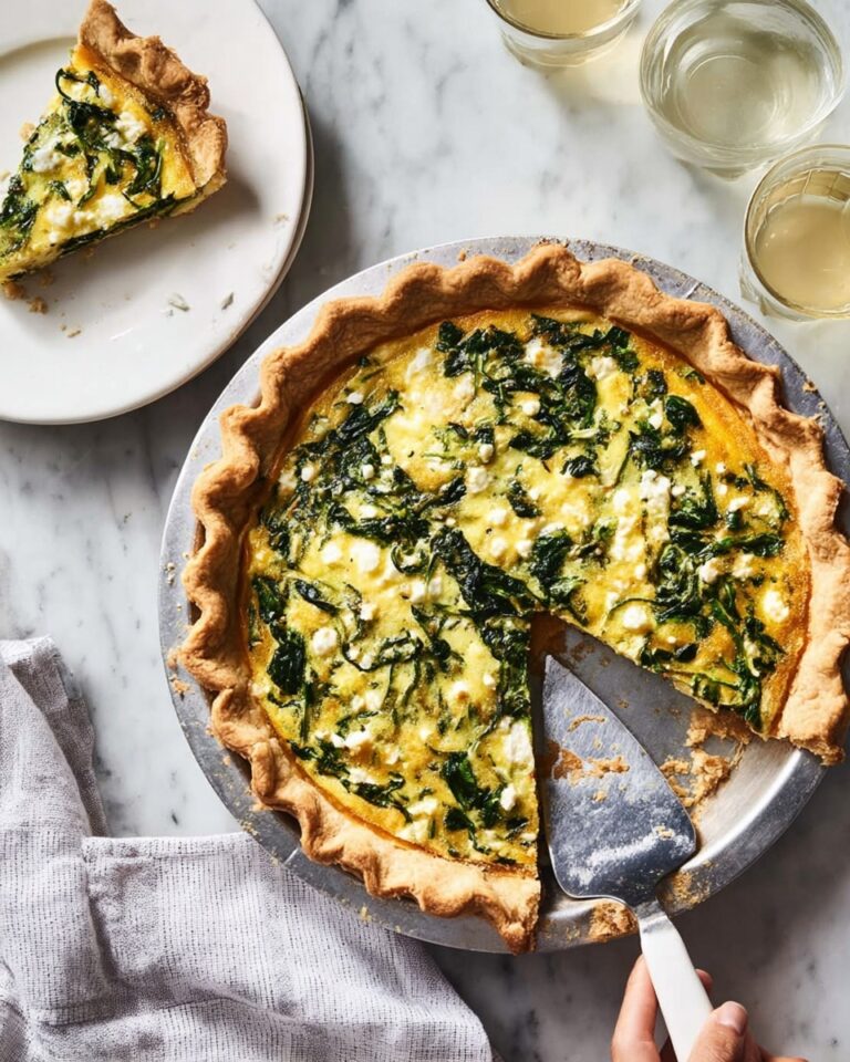 Spinach and Feta Quiche Recipe