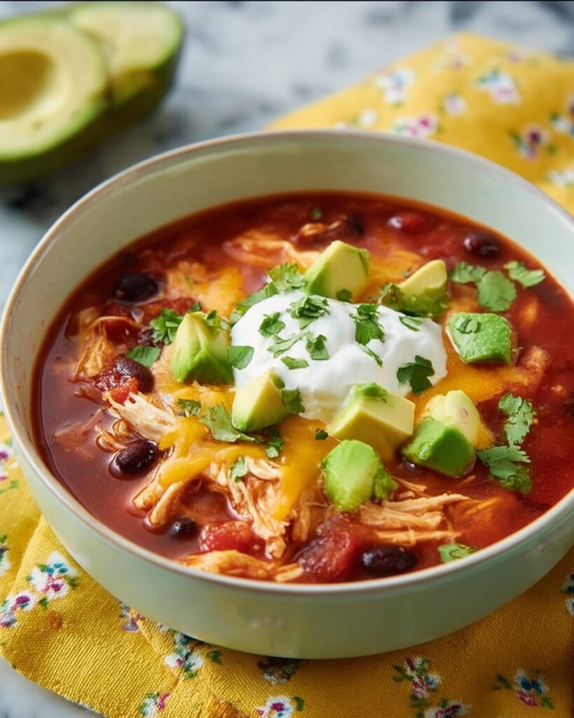 Slow Cooker Chicken Tortilla Soup Recipe