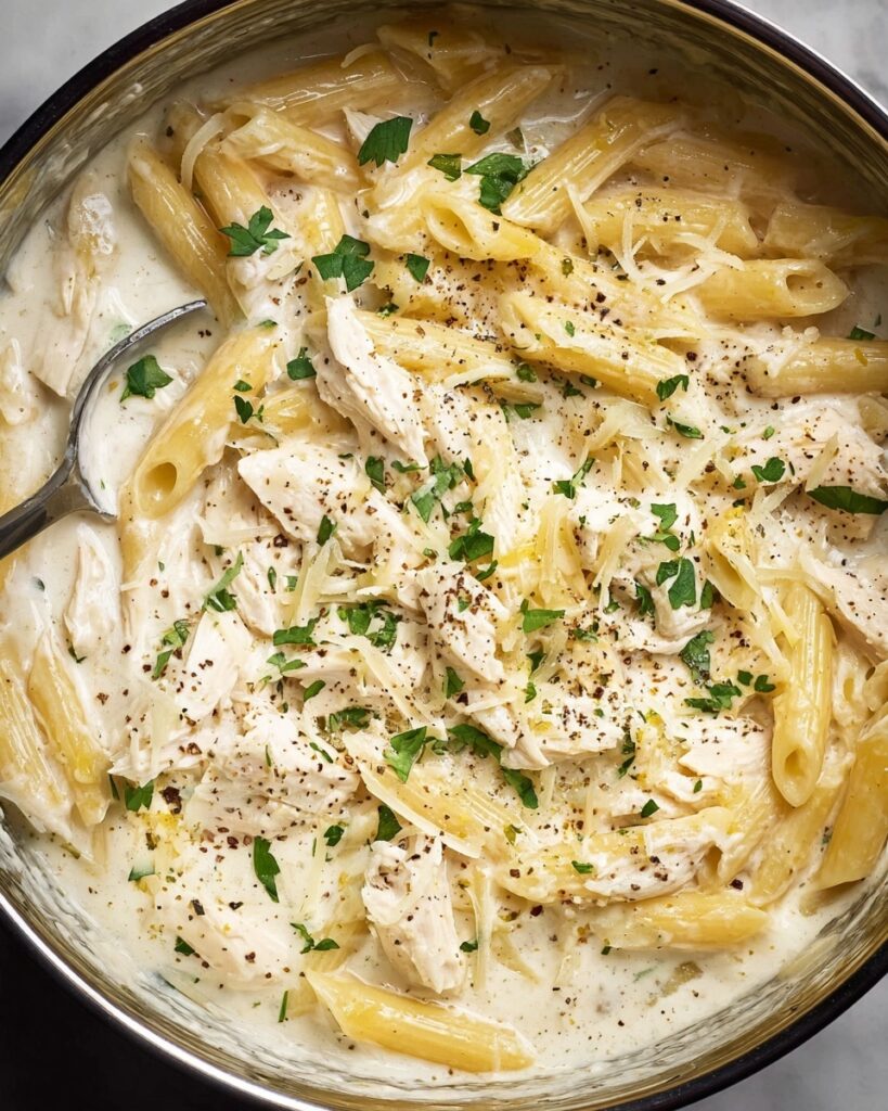 Crockpot Chicken Alfredo Recipe