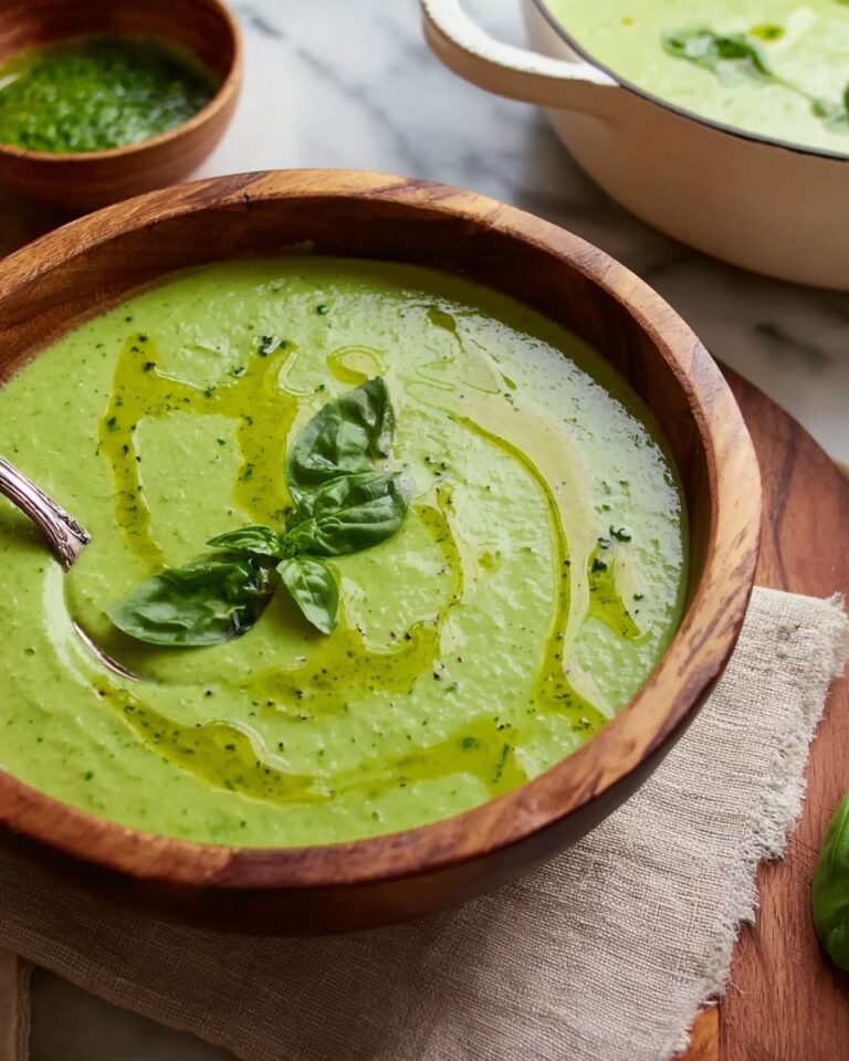 Summery Zucchini Basil Soup Recipe