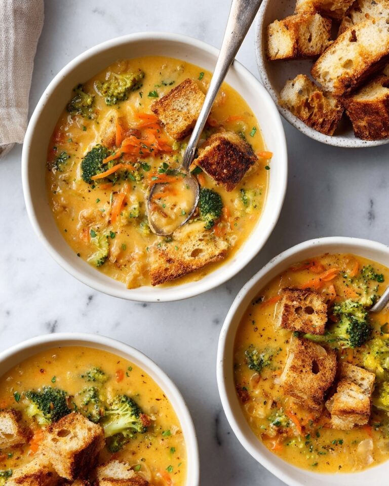 Creamy Broccoli Cheddar Soup Recipe