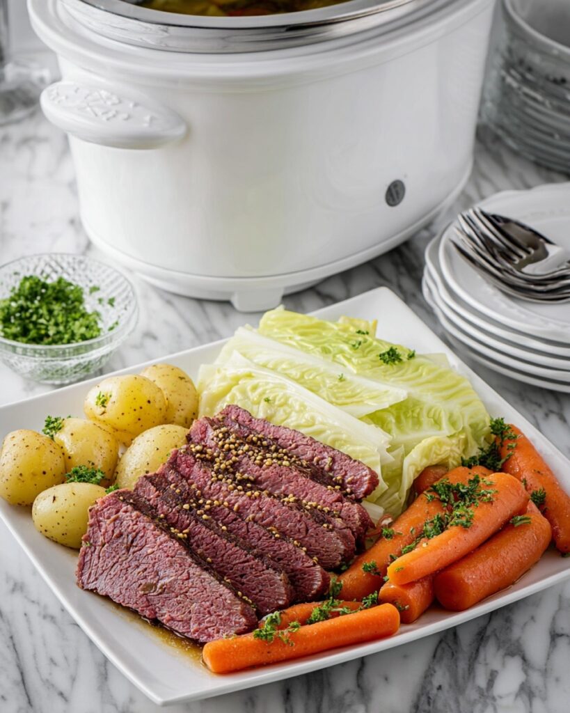 Slow Cooker Corned Beef and Cabbage Recipe