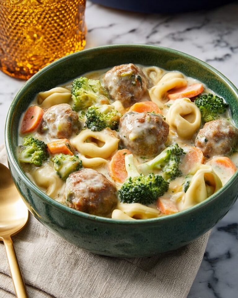 Creamy Tortellini and Meatball Dinner Recipe