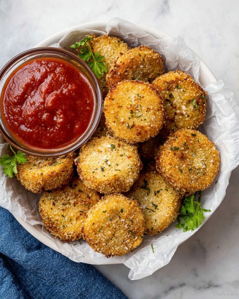 Air Fryer Ravioli with Parmesan Recipe