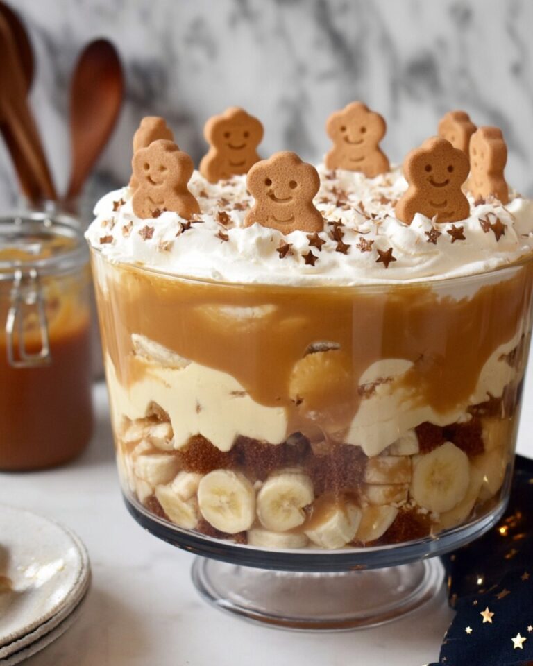 Gingerbread Trifle with Custard and Caramel Recipe