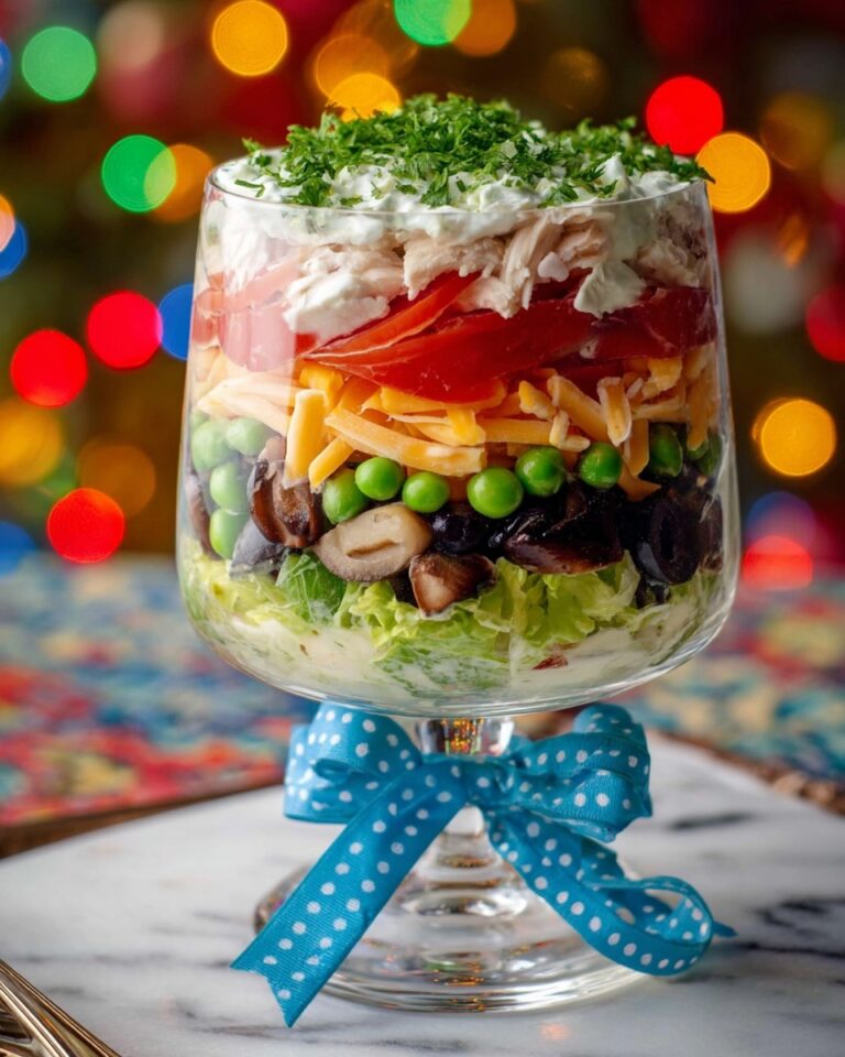 Festive Christmas Layered Salad Recipe
