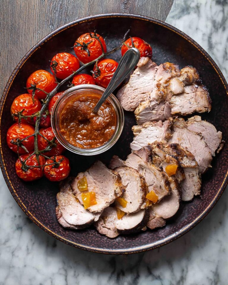 Harissa Stuffed Roast Lamb Shoulder Recipe