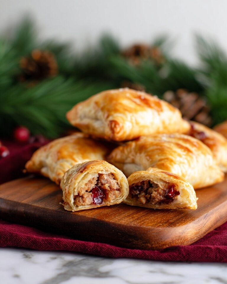 Turkey Cranberry Sausage Rolls Recipe