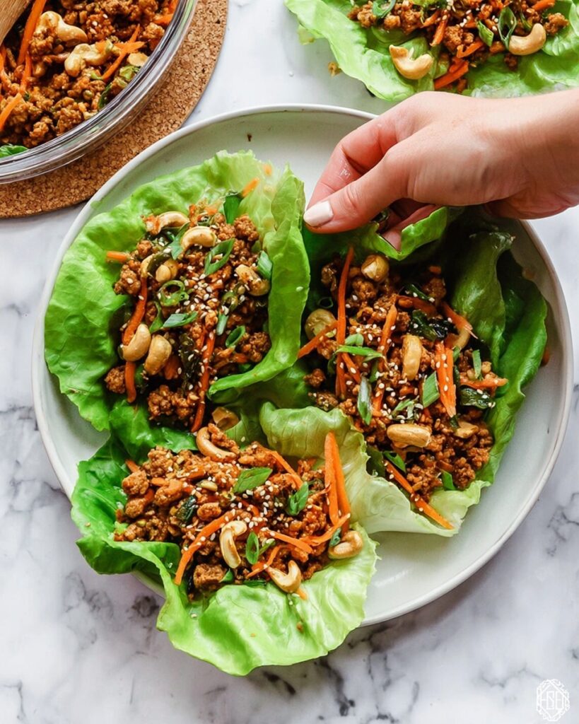 Thai Chicken Lettuce Wraps Recipe
