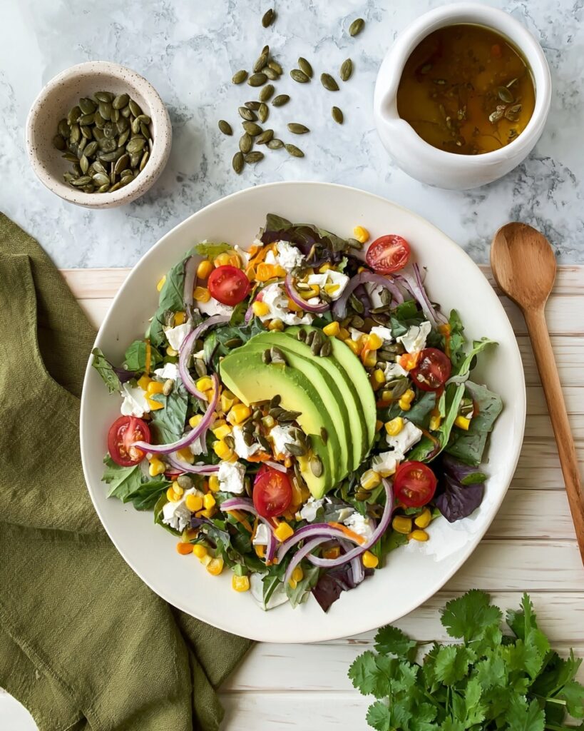 Mexican Salad with Lime Honey Dressing Recipe