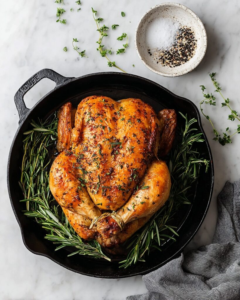 Easy Oven Roast Chicken Recipe