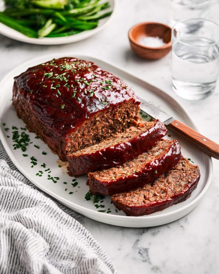 Easy Classic Meatloaf Recipe with Glaze Recipe