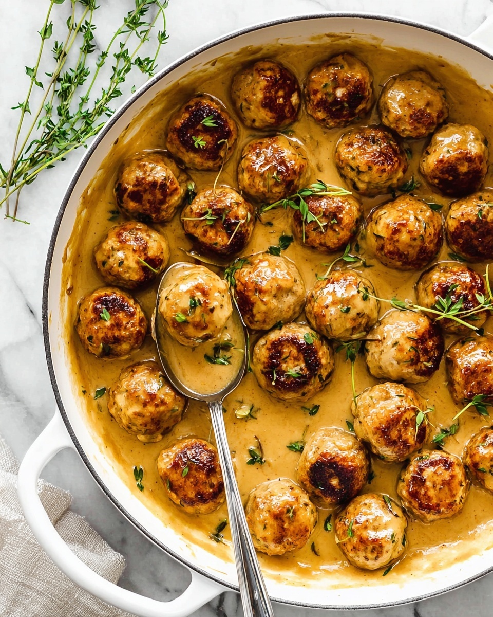 Turkey Meatballs with Maple Mustard Sauce Recipe