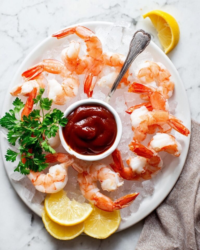 Juicy Shrimp Cocktail with Homemade Sauce Recipe