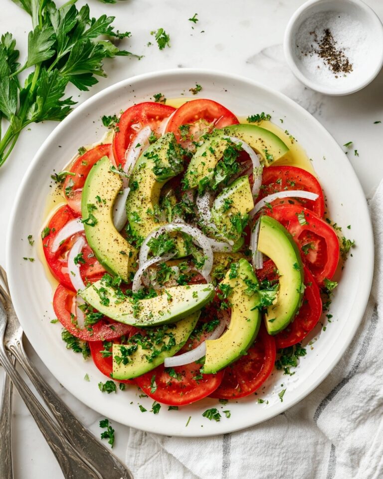 Fresh Tomato and Avocado Salad Recipe