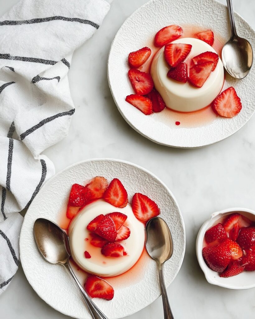 Easy Strawberry Panna Cotta Recipe