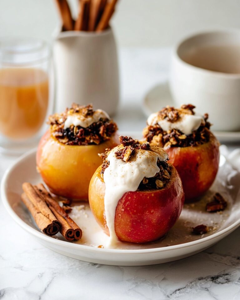 Baked Apples with Cinnamon Oats Recipe
