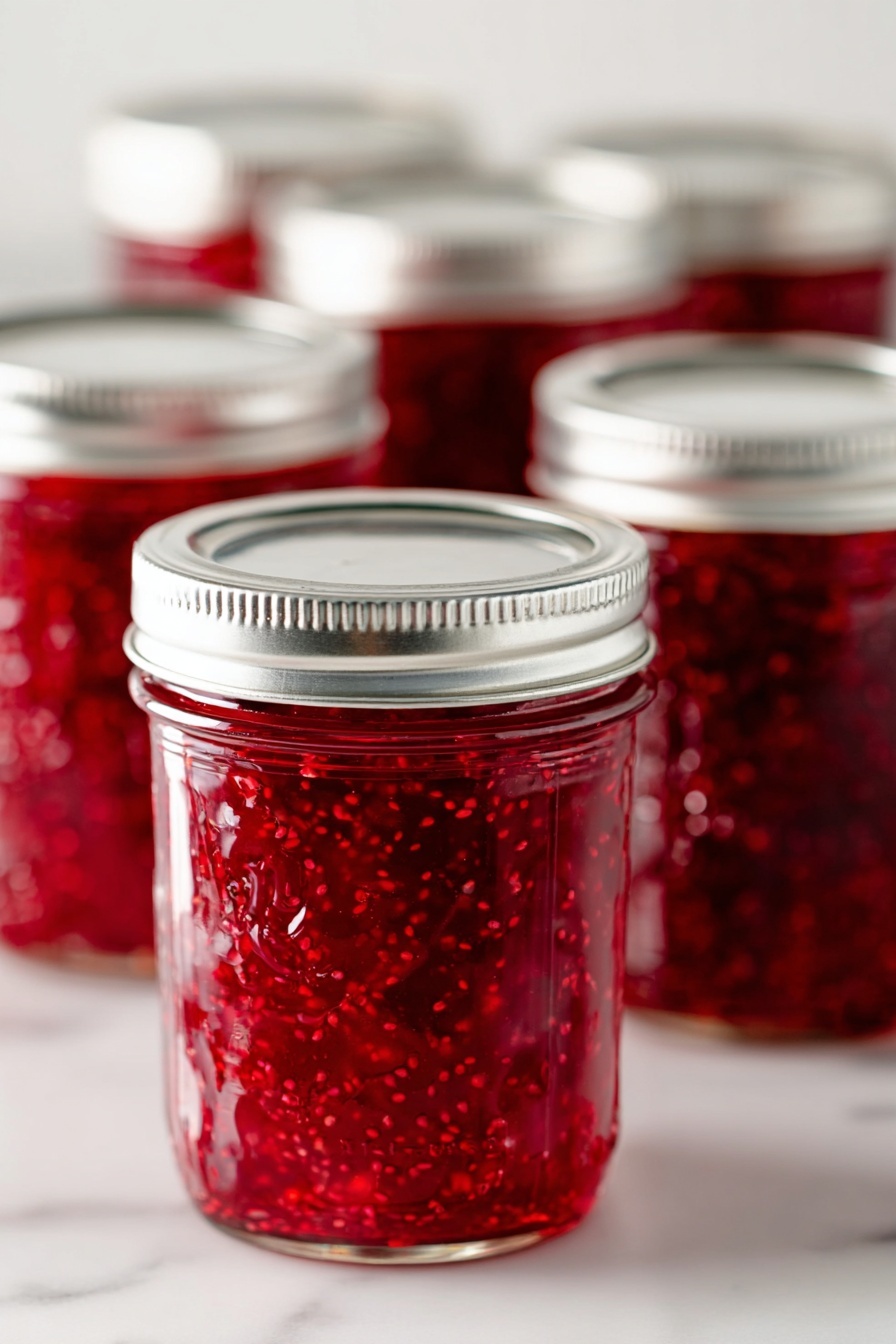 Crockpot Cranberry Strawberry Christmas Jam Recipe - Serving
