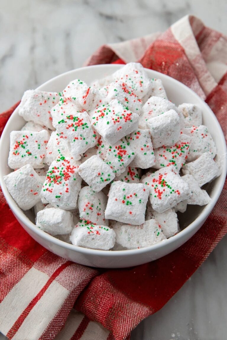 Festive Peanut Butter Puppy Chow Recipe