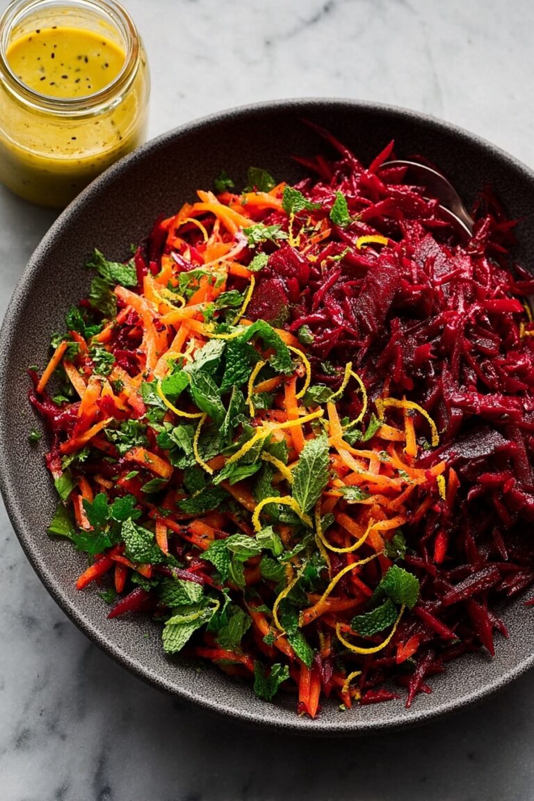 Beet and Carrot Grated Salad Recipe