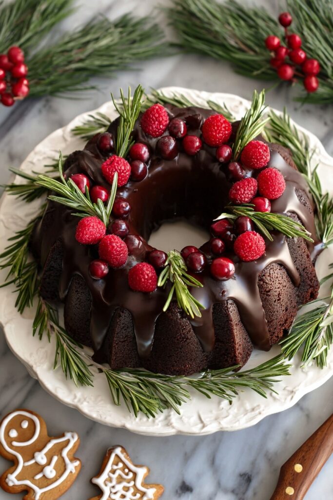Gingerbread Chocolate Bundt Cake Recipe