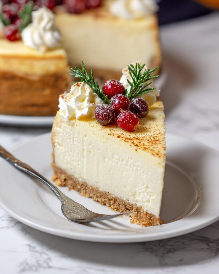 Eggnog Cheesecake Recipe