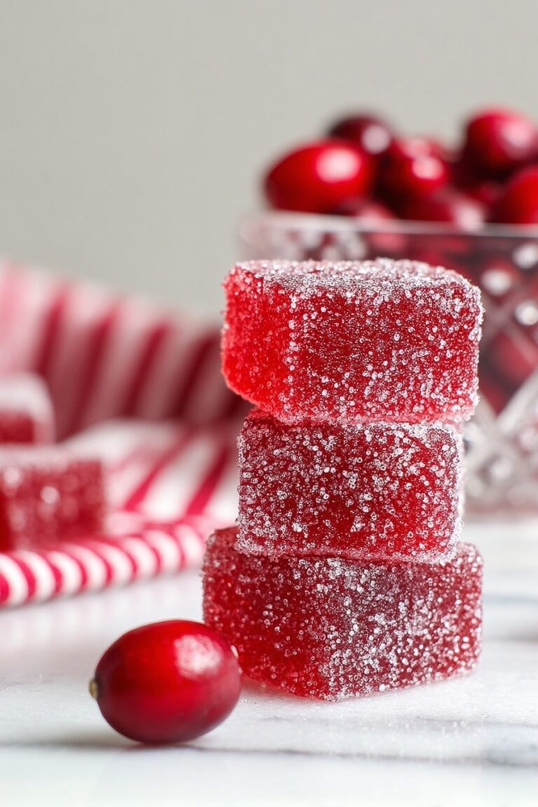 Cranberry Jelly Candies Recipe