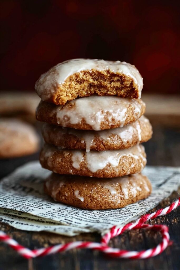 Lebkuchen Cookies with Spice and Glaze Recipe