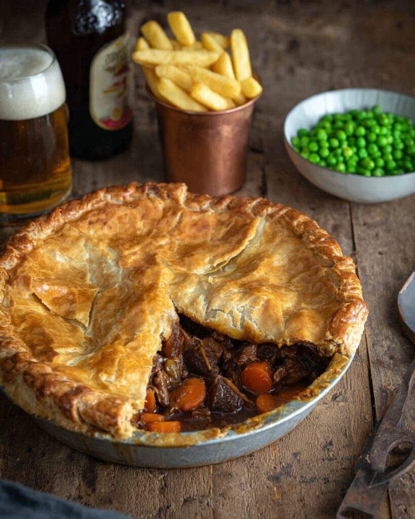 British Beef Ale Pie Recipe