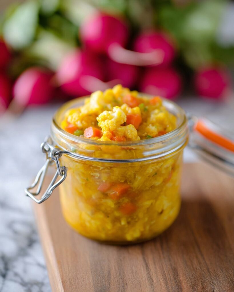 Homemade Piccalilli with Vegetables Recipe