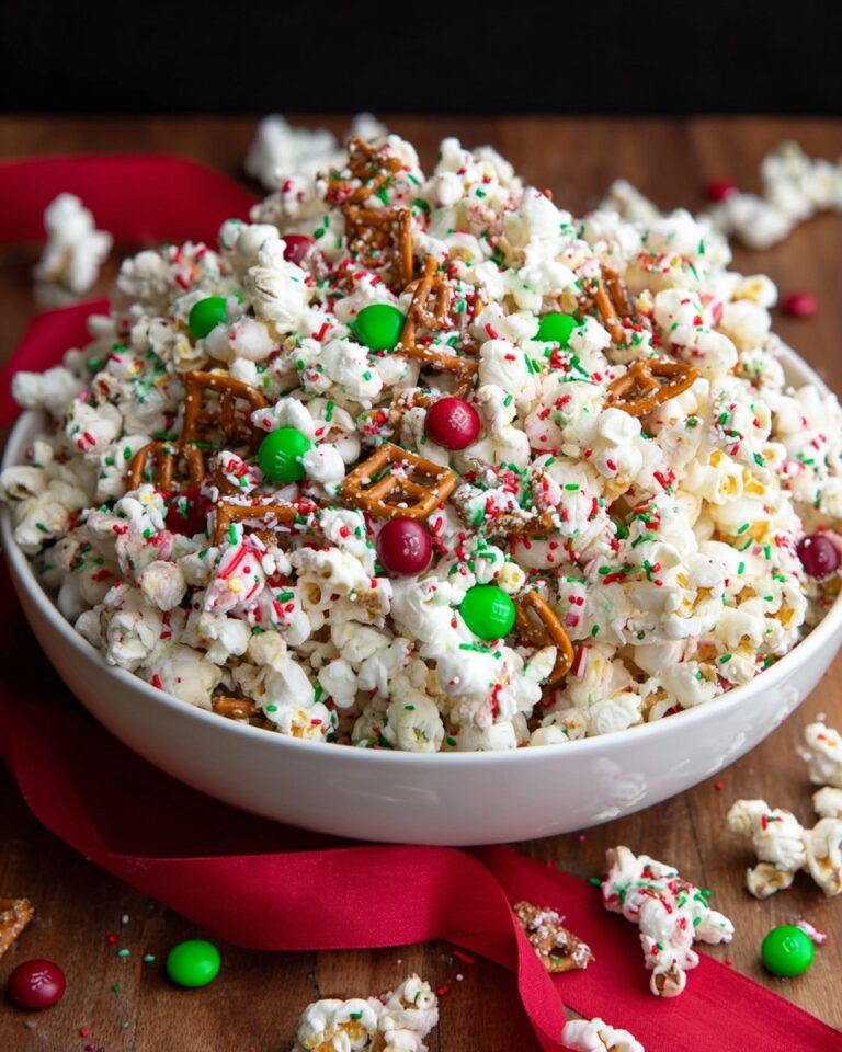 Festive Christmas Crunch Popcorn Recipe
