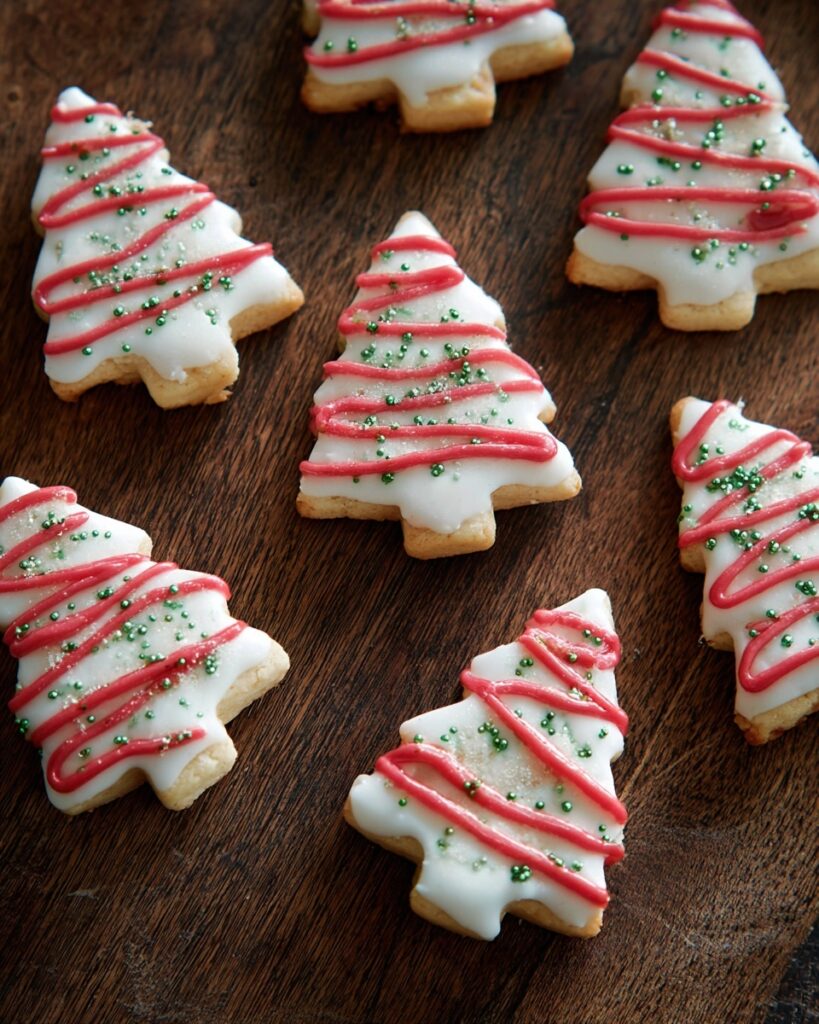 White Chocolate Christmas Fudge with Tree Cakes Recipe