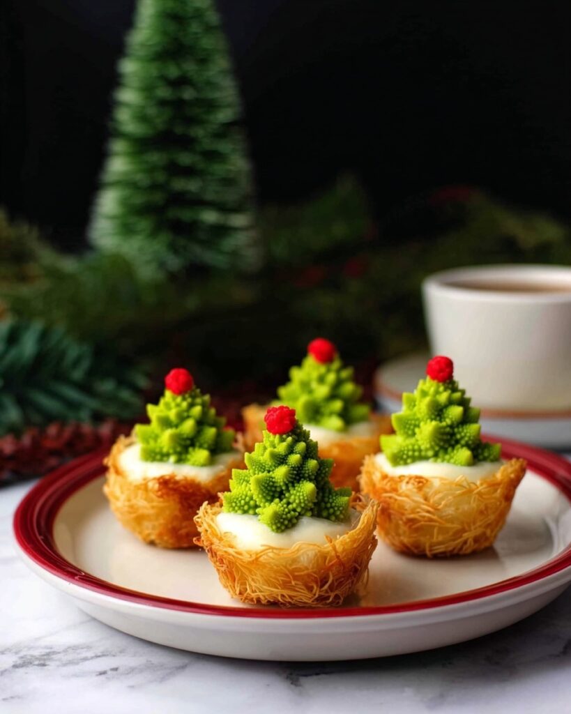 Festive Potato Mini Quiches with Broccoli Recipe