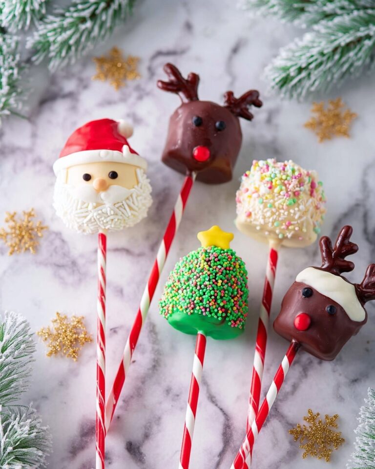 Christmas Marshmallow Pops Recipe