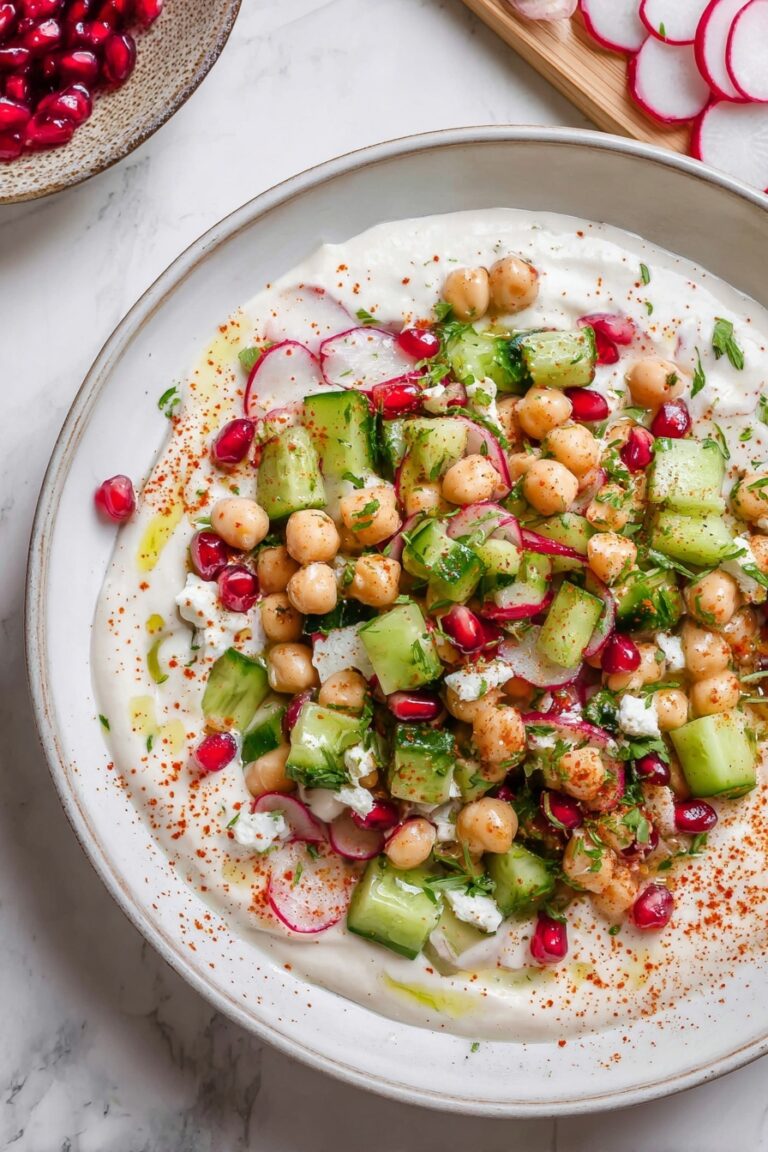 Smashed Cucumber Chickpea Salad Recipe
