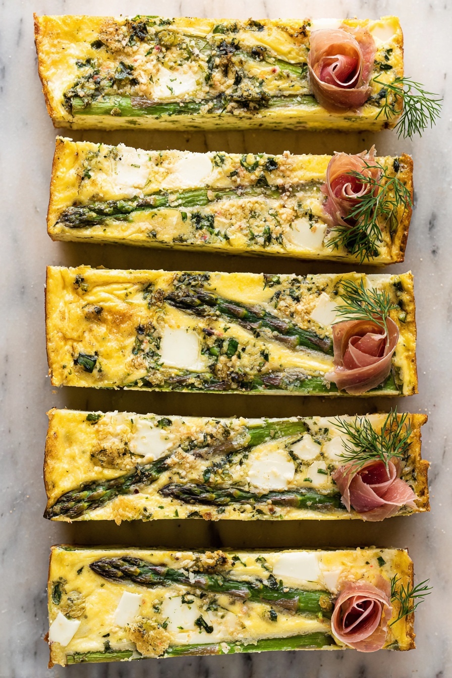 Asparagus Frittata with Ricotta Recipe - Serving