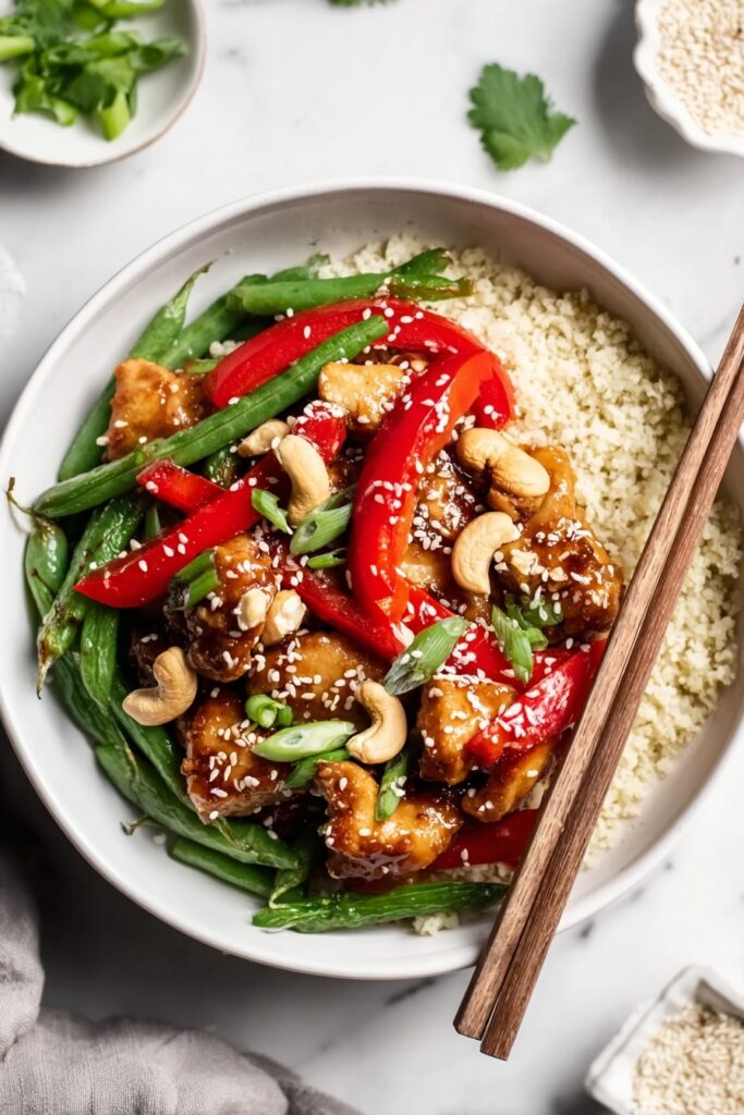 Healthy Orange Chicken Stir Fry Recipe