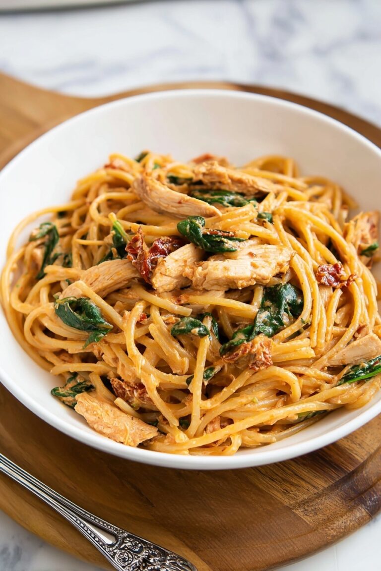 Creamy Tuscan Chicken Pasta Recipe