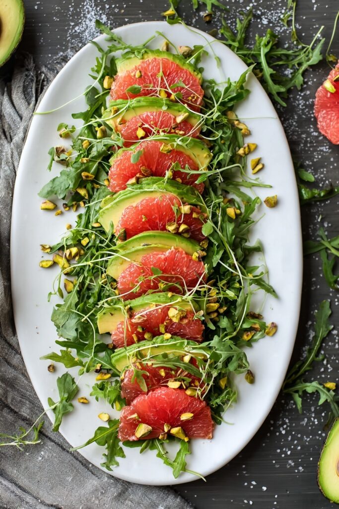 Grapefruit Avocado Salad with Pistachios Recipe