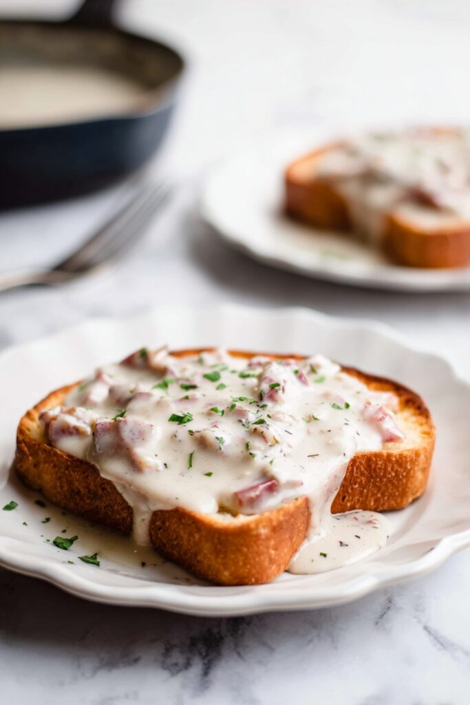 Creamed Chipped Beef on Toast Recipe