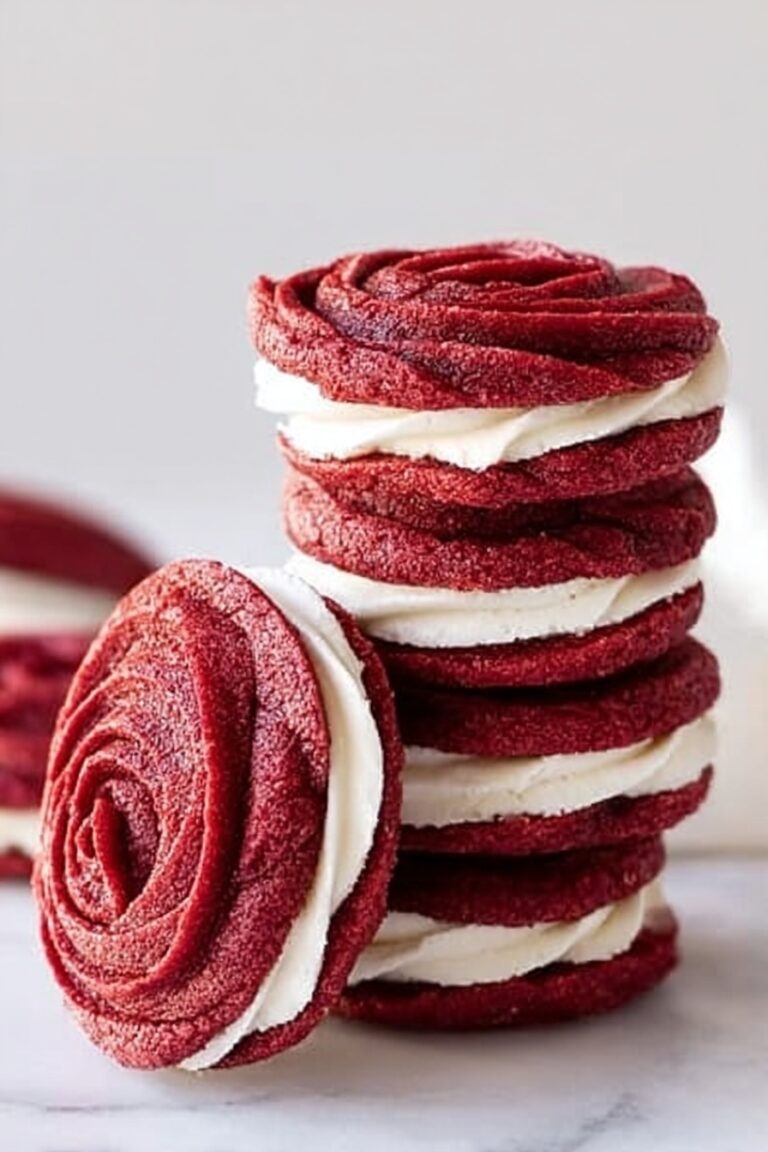 Red Velvet Rose Cookies Recipe