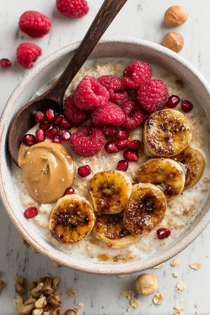 Caramelized Banana Oatmeal Delight Recipe - Serving
