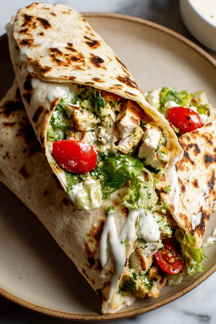 Chicken Pesto Wraps Recipe