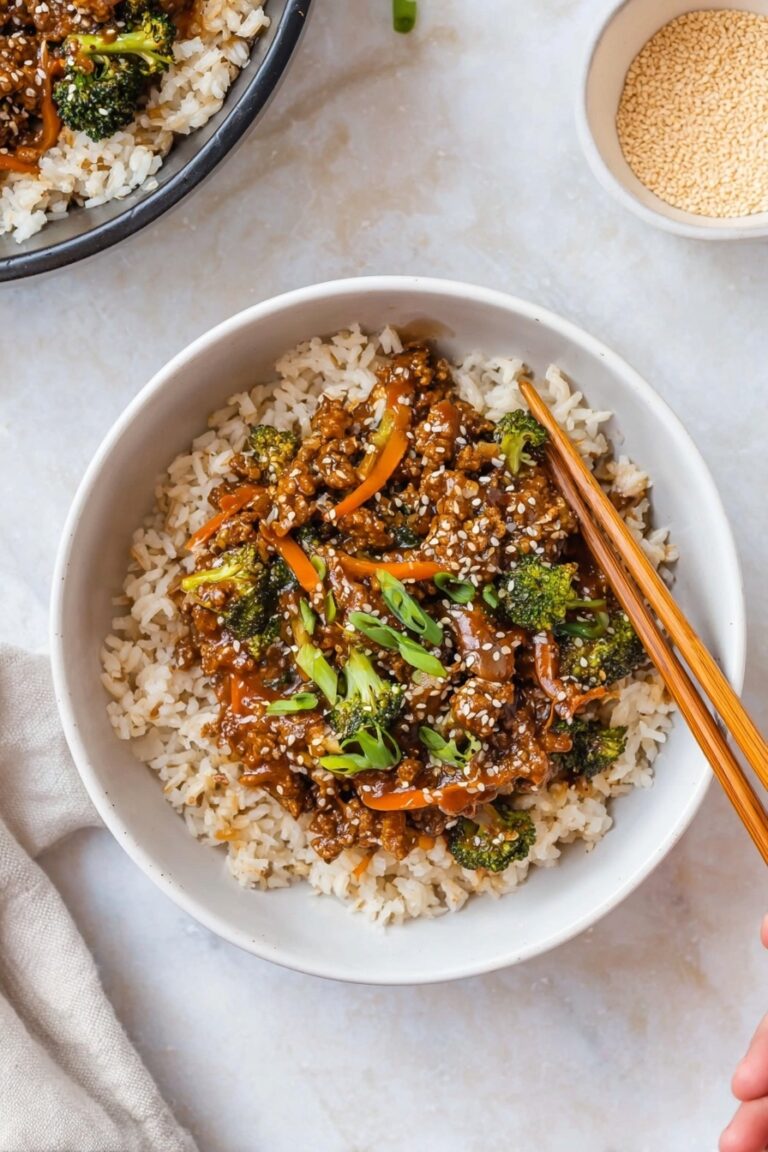 Teriyaki Ground Turkey Bowl Recipe
