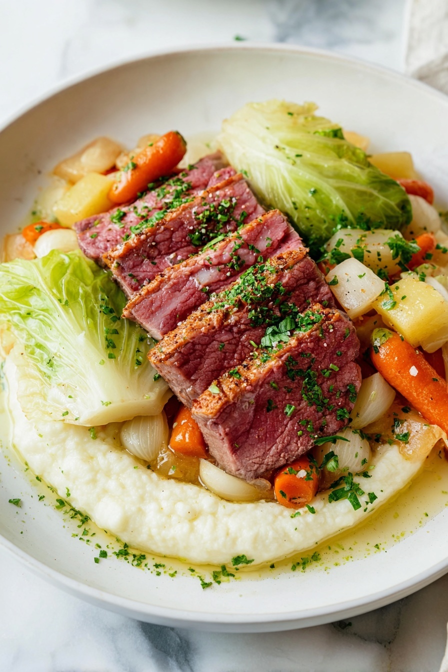 Easy Crock Pot Corned Beef and Cabbage Recipe