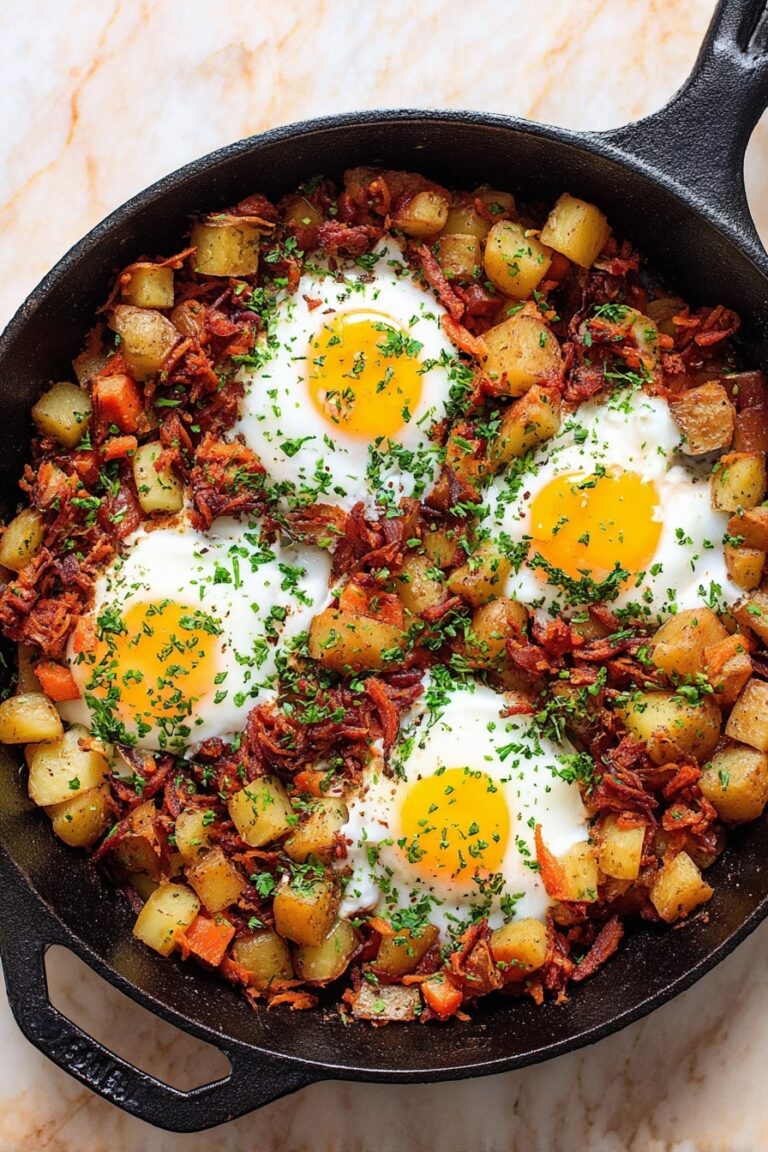 Corned Beef Hash with Fried Eggs Recipe