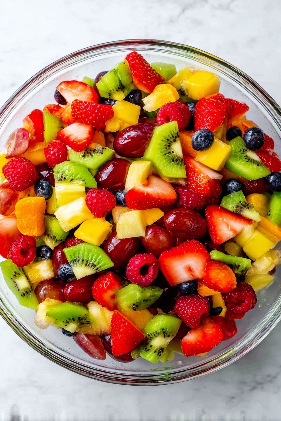 Vibrant Fruit Salad with Lemon Glaze Recipe