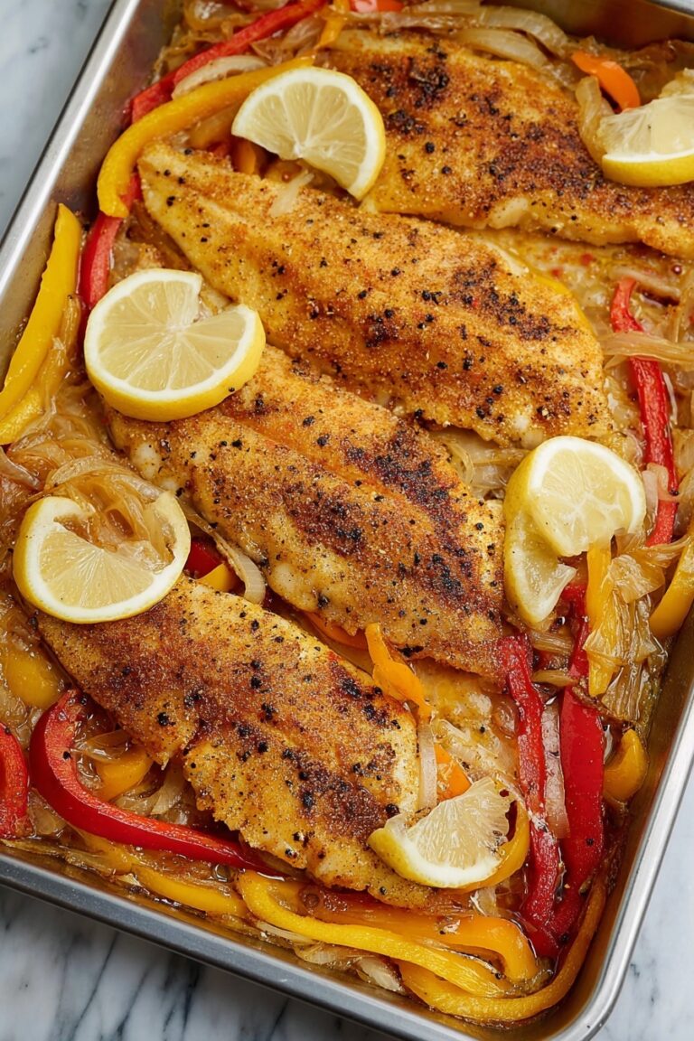 Lemon Garlic Baked Tilapia Recipe
