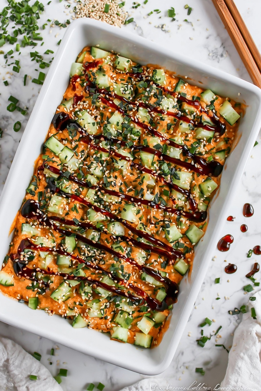 Spicy Crab Sushi Bake Recipe